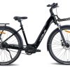 Vogue Pantheon stadsfiets middenmotor Mat Zwart